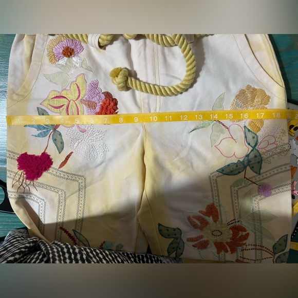 NWOT We The Free Electric Sands Embroidered Pants (Free People) - Picture 14 of 14